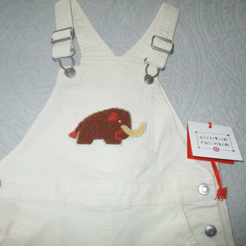 Size 4 Long Overalls Christian Robinson - New with tags
